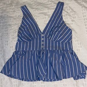 NORDSTROM RACK Peplum Top. Size Small.